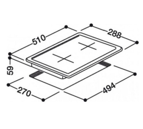 Газовая варочная панель Hotpoint-Ariston DGPK 20 X RU/HA