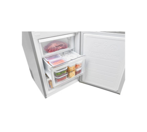 Холодильник LG GB-B60NSGFE серебристый