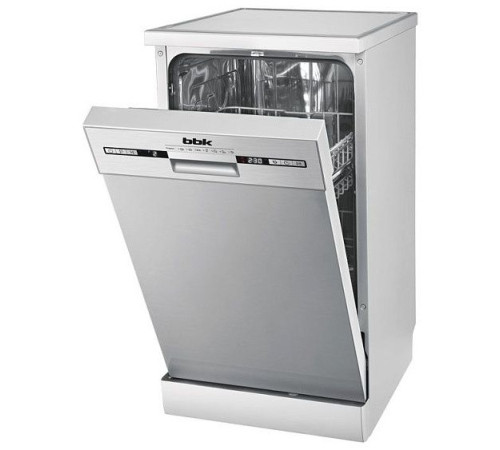 Посудомоечная машина BBK 45-DW119D серебро