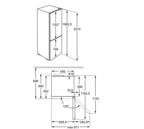 Холодильник ELECTROLUX LNT5ME36W1
