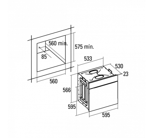 Духовой шкаф CATA OMD 7009 X