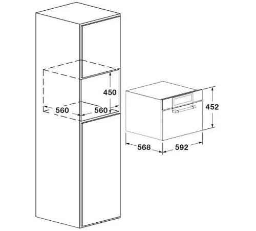 Шкаф шоковой заморозки FULGOR FCLBC 4500 TF BK