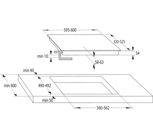 Варочная поверхность GORENJE GI6421BX