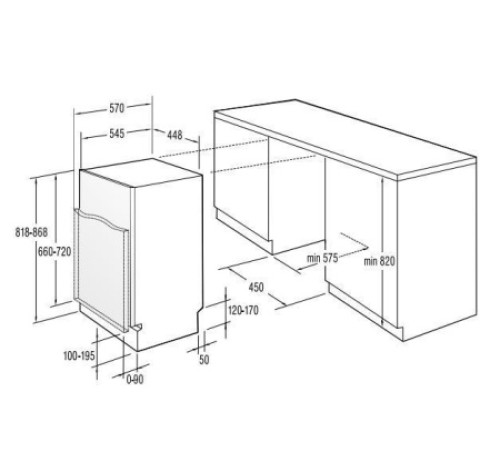 Посудомоечная машина GORENJE gv52250