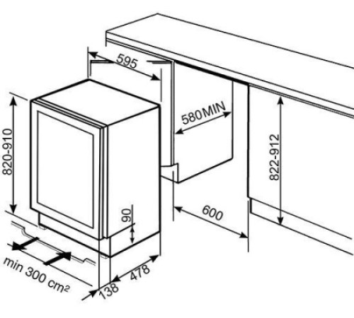 Винный шкаф SMEG CVI638LWN3