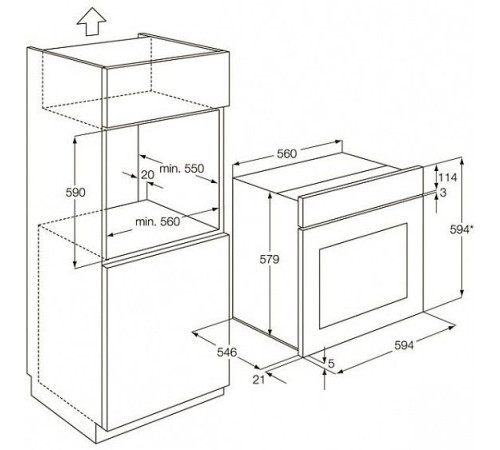Духовой шкаф AEG bp 731462 cm