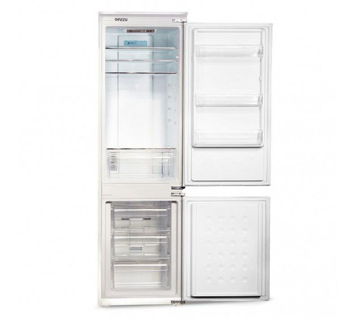 Встраиваемый холодильник Ginzzu NFK-245 белый
