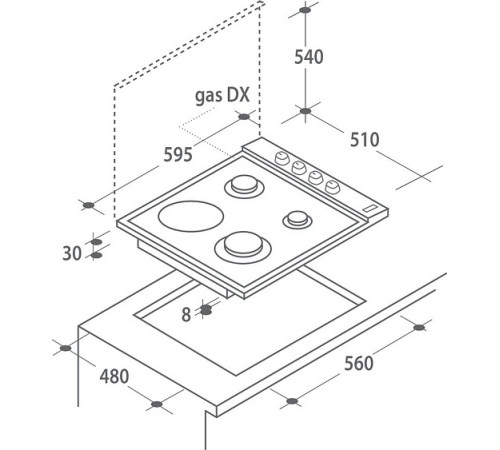 Поверхность CANDY clg 631 spx