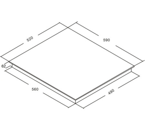 Варочная поверхность AKPO PIA 6094218U BL