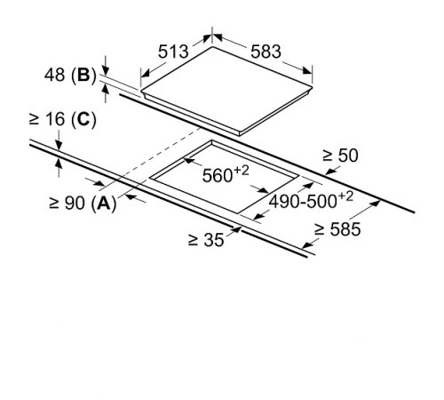 Варочная поверхность BOSCH PKF645BB1R